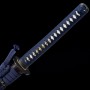 Aojashin Japanese Sword Folded Clay Tempered Damascus Steel