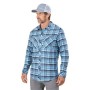 Dungeness Seawool Flannel Shirt  Captain's Blue XL