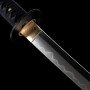 katana HITODE z překládané oceli AISI 1075 s reálným hamonem