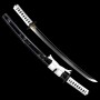 wakizashi Supurasshu z překládané oceli AISI 1095/1060 s reálným hamonem