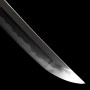 wakizashi Supurasshu z překládané oceli AISI 1095/1060 s reálným hamonem