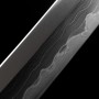 wakizashi Supurasshu z překládané oceli AISI 1095/1060 s reálným hamonem
