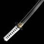 wakizashi Supurasshu z překládané oceli AISI 1095/1060 s reálným hamonem