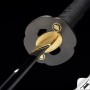 Rakku Japanese Wakizashi - T-10 Steel, Yokote - Suguha Hamon