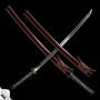 Rakku Japanese Katana - T-10 Steel, Yokote - Suguha Hamon