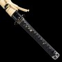 UCHIWAKE Japanese Sword - Damasus Steel, Yokote - Choji Hamon