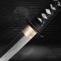 Musashi Japanese Katana - T-10 Steel, Yokote - Sanbonsugi Hamon