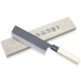 Japonský nůž WA-Nakiri 165 mm Kanetsune MUKASHI-NAGARANO, Hamatogi