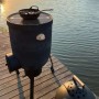 Keramický Rocket Stove Grill 4v1 – multifunkční venkovní kuchyně