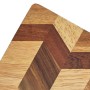Prkénko z kaučukovníkového, sapele a akáciového dřeva 300x200x20 mm