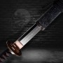 Handachi Sheru Japanese Sword T-10 Steel, Yokote-Choji Hamon