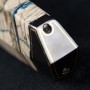 jedinečný nůž Dellinger BLOMMA Randy Feather Mammut Damascus