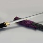 Kanbun Shinto Sunnobi tanto - Aikuchi, Folded Steel, Real Gunome Hamon