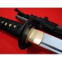 katana AKAEI z uhlíkové oceli AISI 1095 a reálným hamonem