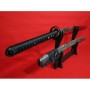 katana AKAEI z uhlíkové oceli AISI 1095 a reálným hamonem