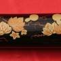 Katana Flowers & uhlíkové ocel AISI 1045 & imitace hamonu & žlábek Bo-Hi