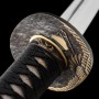 katana Sawakaze z uhlíkové damaškové oceli AISI 1075