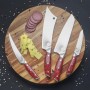 Kuchařský nůž Santoku Dellinger Sandvik Red Northern Sun