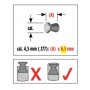 Vzduchová pistole Glock 17 Gen5 Diabolo BlowBack 4,5mm