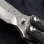 nůž motýlek Dellinger Carbon Butterfly VG-10 Damascus