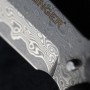 nůž motýlek Dellinger Carbon Butterfly VG-10 Damascus