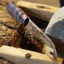 nůž Santoku 145mm Dellinger Mirror Wootz - Mammut Collect Nr.1