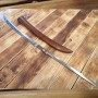 ORENJI Japanese Naginata Sword - T-10 Steel, Real Choji Hamon