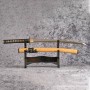 Wakizashi NOBUNAGA z uhlíkové oceli AISI 1045 a imitací hamonu