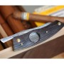 zavírací damaškový nůž s ořezávačem doutníků Dellinger Cigar Cutter II