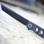 zavírací nůž Tanto Dellinger Kuzan Black - Titanium Flipper, CPM 20CV