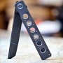 zavírací nůž Tanto Dellinger Kuzan Black - Titanium Flipper, CPM 20CV