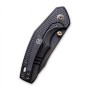 zavírací nůž WEKNIFE Gnar 917B, S35VN Black Stonewashed