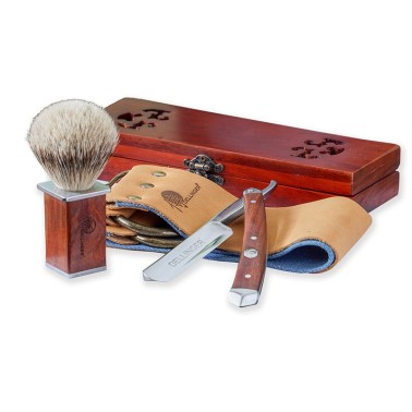 sada pro holení břitvou Dellinger Mahagony