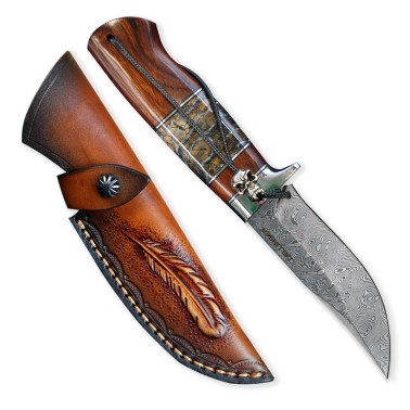 nůž lovecký Dellinger Waldmann Full Damascus Nr.23