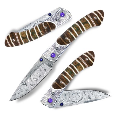 nůž zavírací Dellinger SIOUX RWL34 Powder - Nr.2