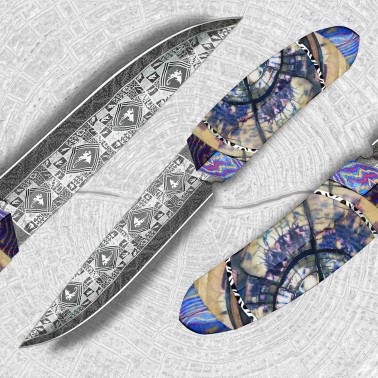 nůž lovecký Dellinger EVIL DRAGON Laminated Nr. 13