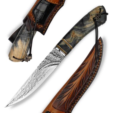 nůž lovecký Dellinger Hunter Damascus
