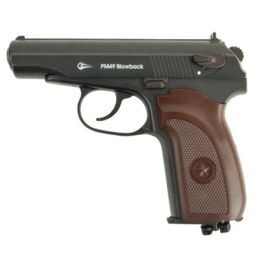 Vzduchová pistole Borner PM49 BlowBack 4,5BB 120m/s 3J