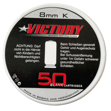 Startovací náboje 8mm pistole 50ks Pobjeda MAXX Tech
