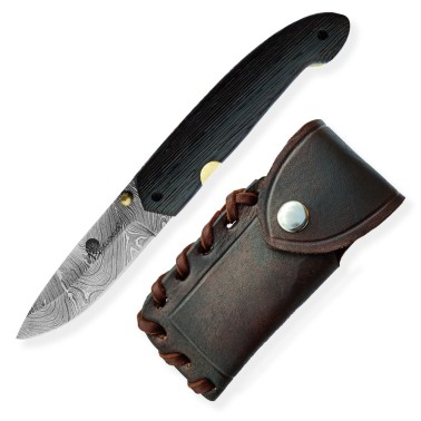 Lovecký zavírací nůž Dellinger Damascus Floki - II. JAKOST
