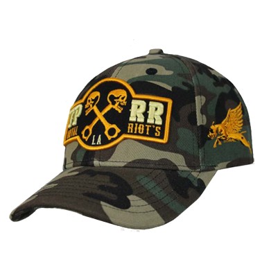 čepice Royal Riots basebal 3778 camouflage 3D výšivkou
