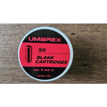 Startovací náboje 8mm pistole 50ks Umarex