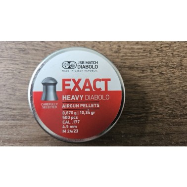 BAZAR - Diabolo JSB Exact Heavy 500ks cal.4,52mm