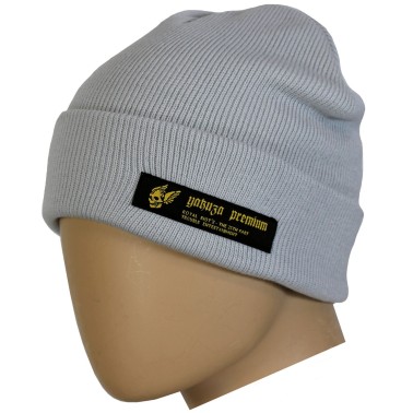 čepice zimní pletená Yakuza Premium 3779 - šedá