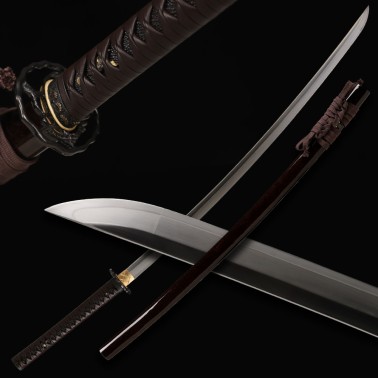 katana Senotakai Matsu T-10 Carbon Steel, Real Suguha Hamon, Yokote