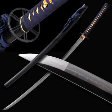 katana Aoi Tsumam T-10 Carbon Steel, Real Chōji Midare Hamon, Yokote