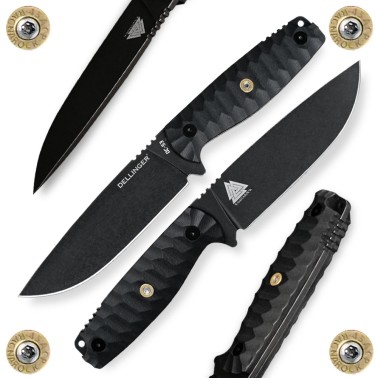 taktický nůž Dellinger Ragnarock DC53 Black Coating