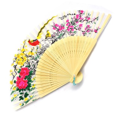 vějíř skládací nylonový - 