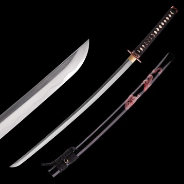 katana Tenshi Ryū T-10 Carbon Steel, Real o Gunome Hamon, Yokote