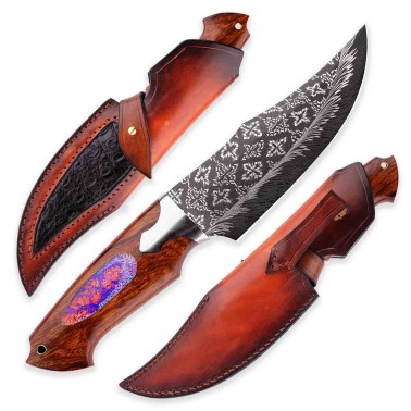 Sběratelský nůž Dellinger Star Glow – Burl veneer sheet